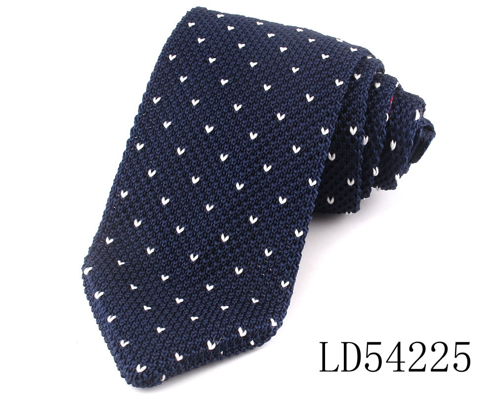 New Knit Ties Casual Skinny Necktie For Party Boys Girls Knitted Striped Neck Tie Wedding Necktie For Groom Neck Wear For Men