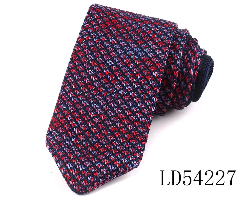 New Knit Ties Casual Skinny Necktie For Party Boys Girls Knitted Striped Neck Tie Wedding Necktie For Groom Neck Wear For Men