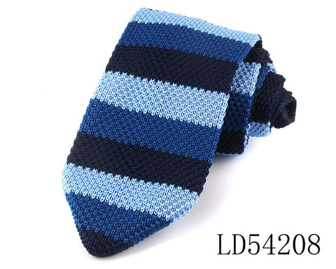 New Knit Ties Casual Skinny Necktie For Party Boys Girls Knitted Striped Neck Tie Wedding Necktie For Groom Neck Wear For Men