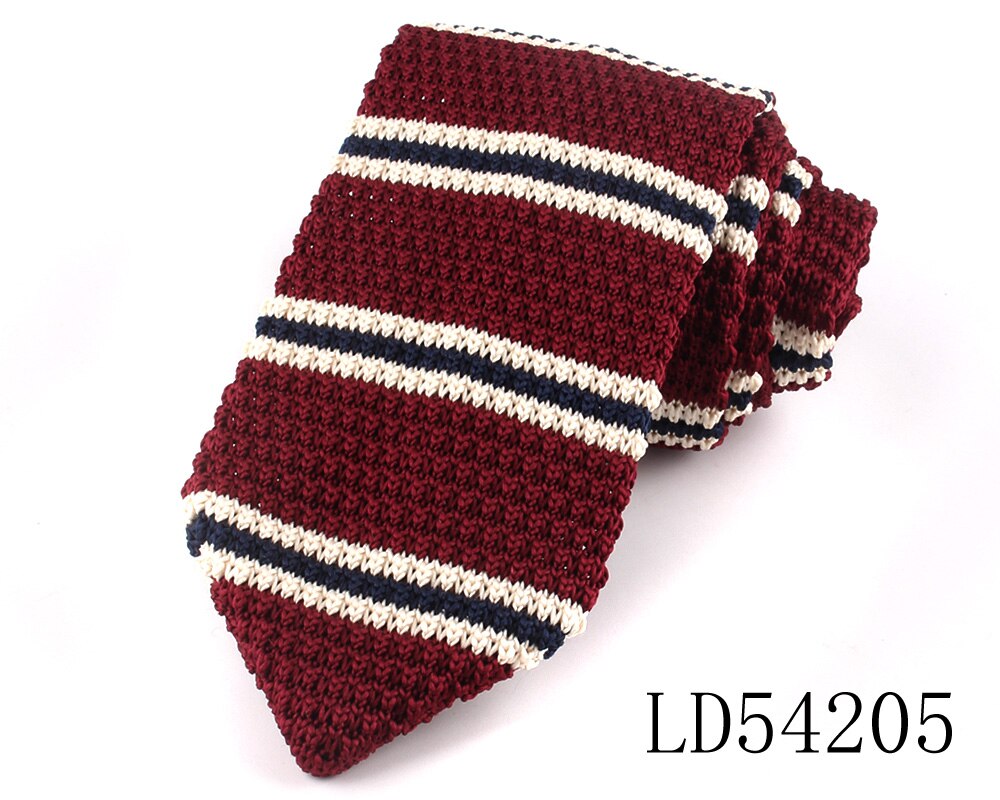 New Knit Ties Casual Skinny Necktie For Party Boys Girls Knitted Striped Neck Tie Wedding Necktie For Groom Neck Wear For Men