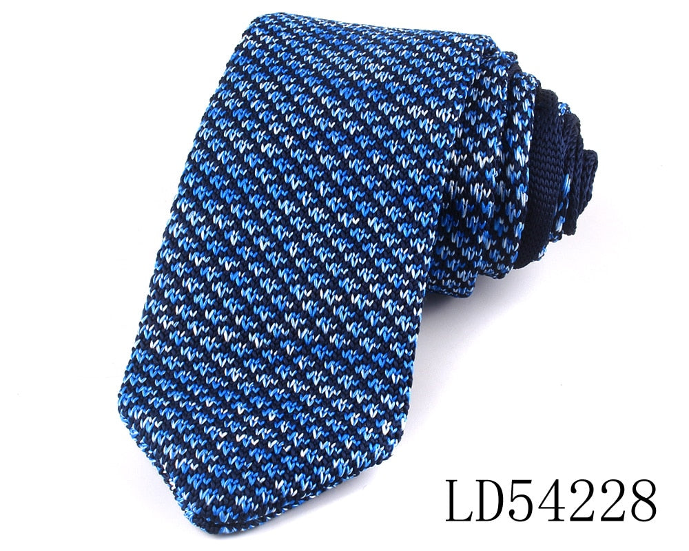 New Knit Ties Casual Skinny Necktie For Party Boys Girls Knitted Striped Neck Tie Wedding Necktie For Groom Neck Wear For Men