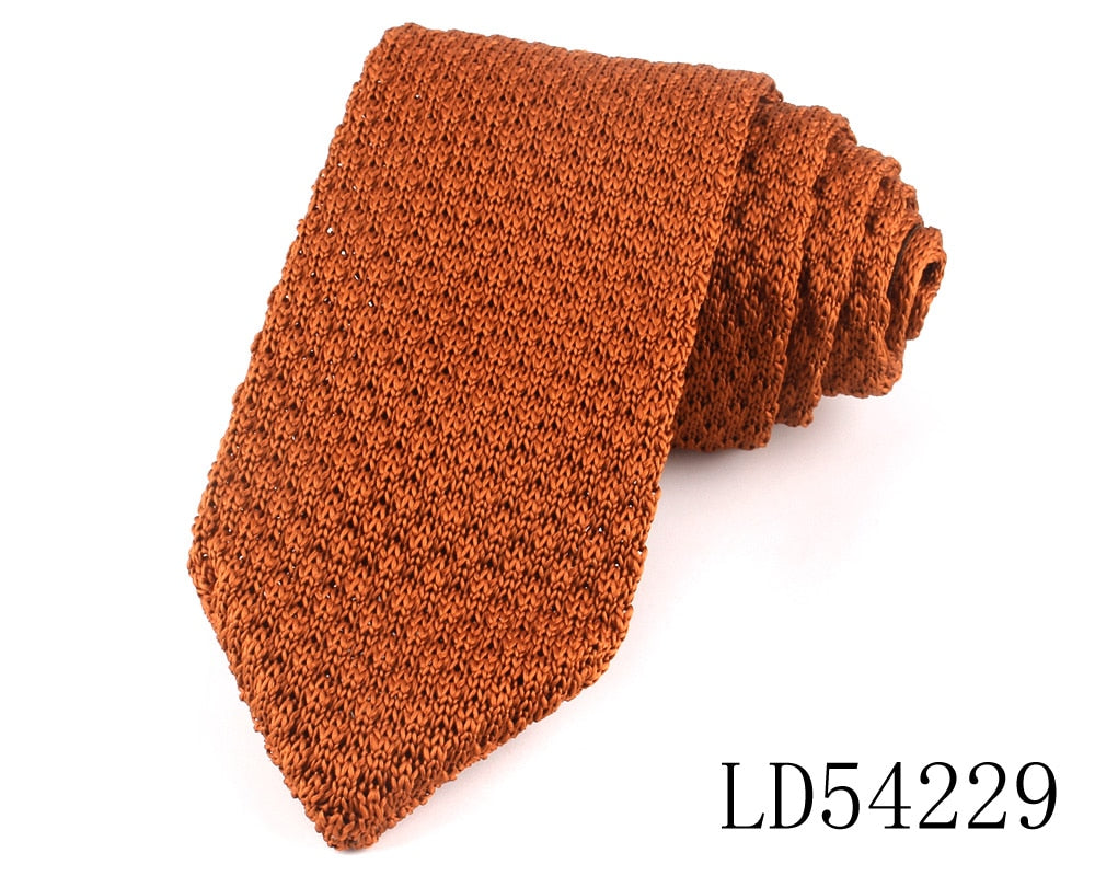 New Knit Ties Casual Skinny Necktie For Party Boys Girls Knitted Striped Neck Tie Wedding Necktie For Groom Neck Wear For Men