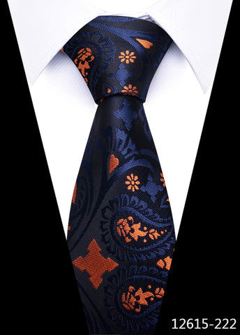 8 cm Tie Men Gravatas Classic Many Color Newest design Silk Necktie Shirt Accessories Striped Sky Blue Man's Office