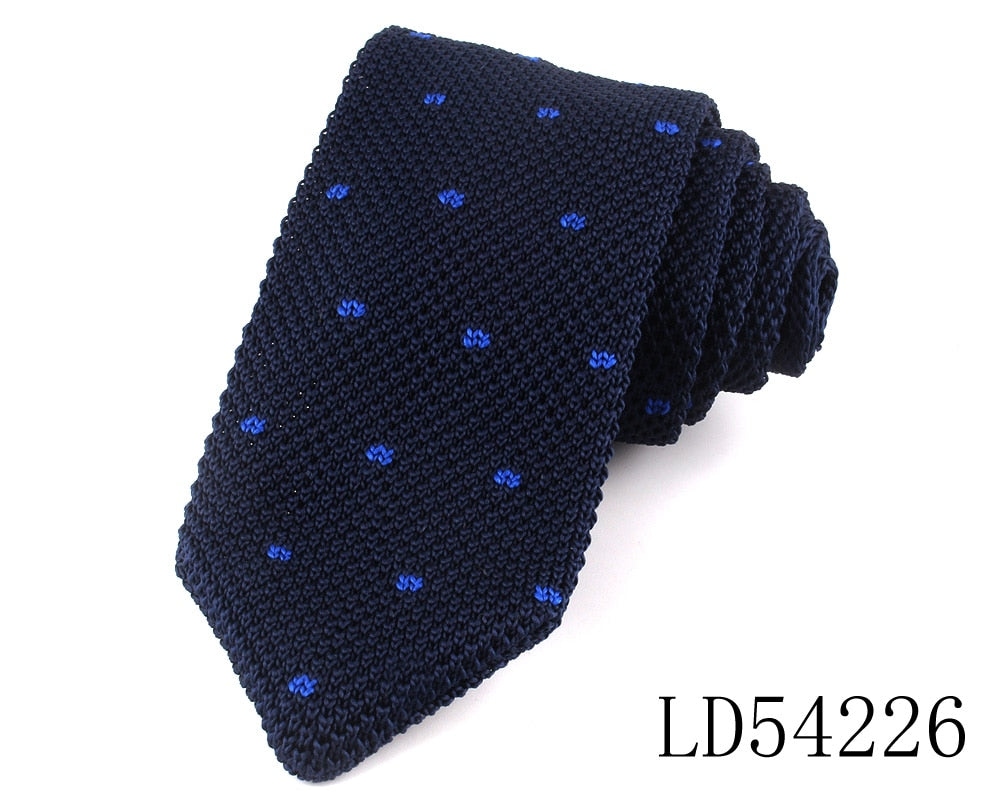 New Knit Ties Casual Skinny Necktie For Party Boys Girls Knitted Striped Neck Tie Wedding Necktie For Groom Neck Wear For Men